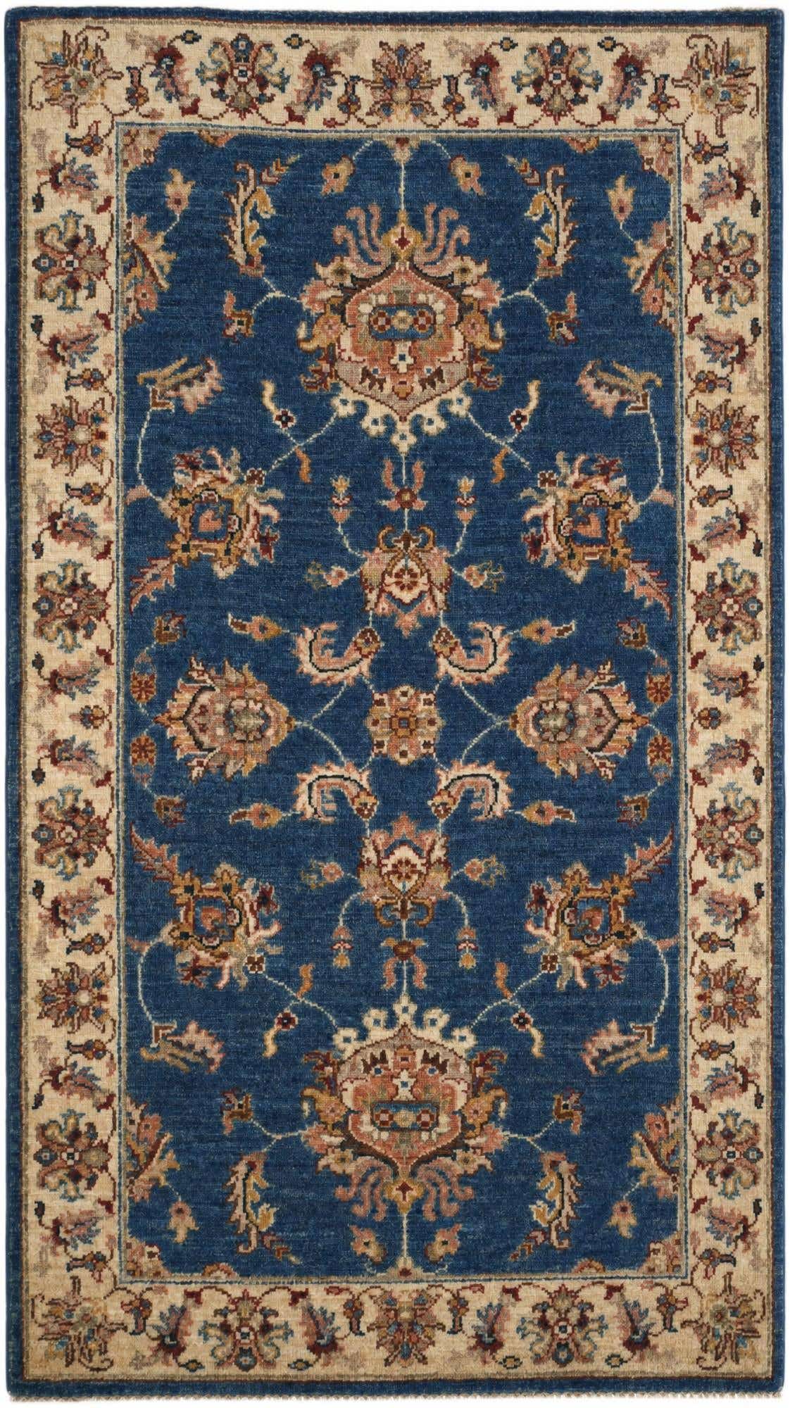 2' 11 x 5' 1 Hand Knotted Ziegler Rug