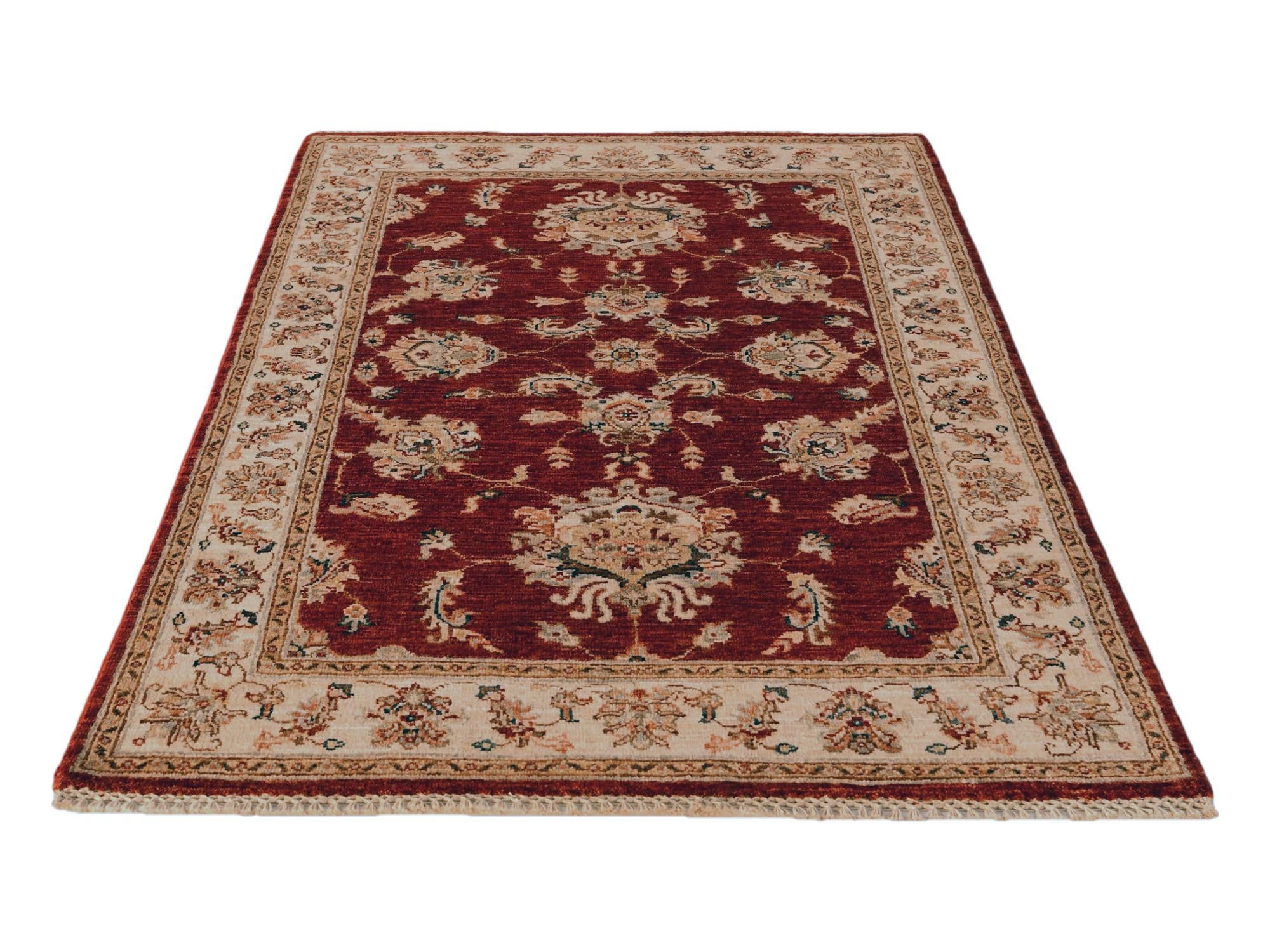 3' 5 x 5' 5 Hand Knotted Ziegler Rug