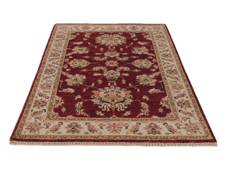 Detail image of 3' 5 x 5' 5 Hand Knotted Ziegler Rug