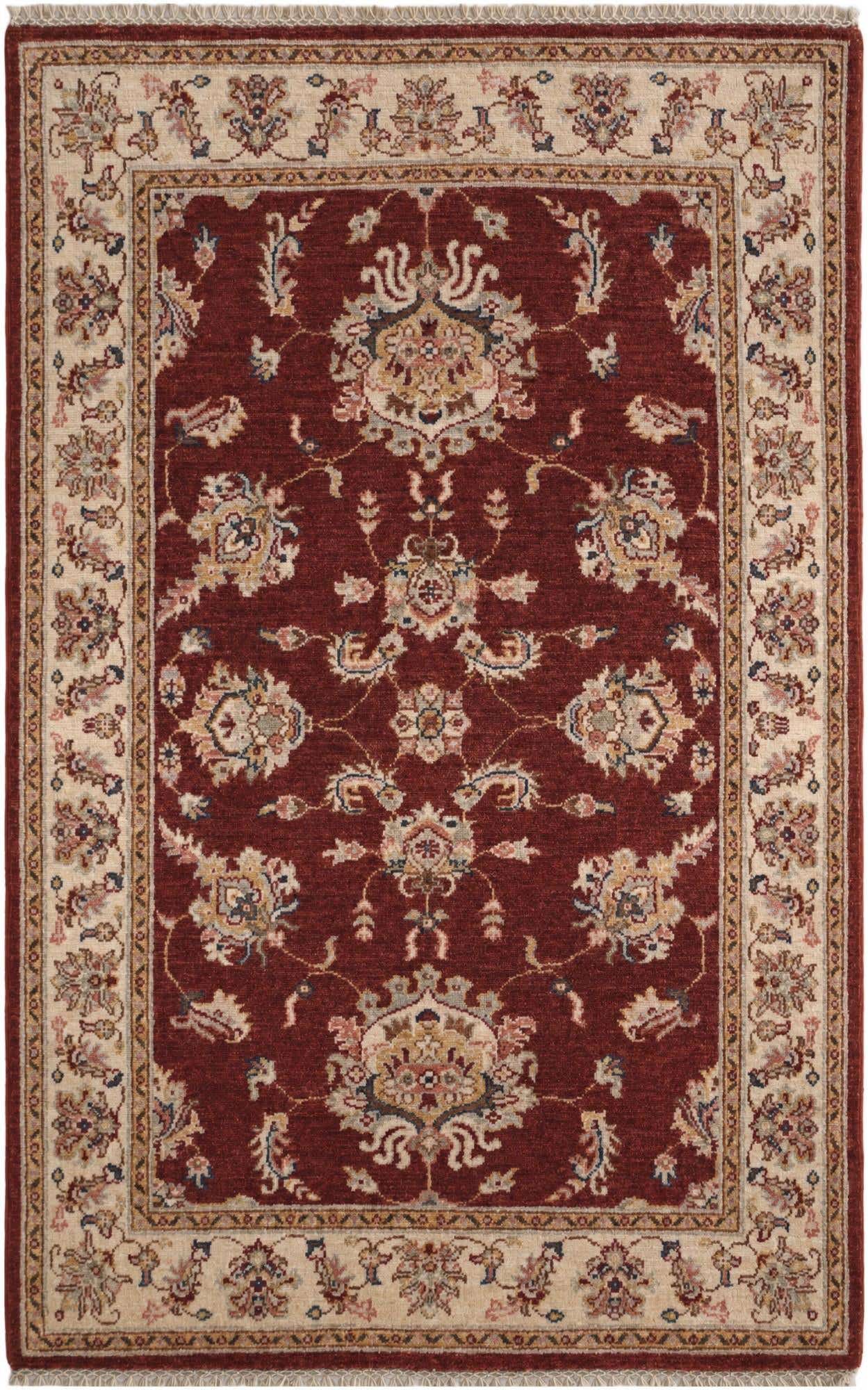 3' 5 x 5' 5 Hand Knotted Ziegler Rug