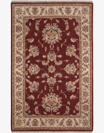 3' 5 x 5' 5 Hand Knotted Ziegler Rug