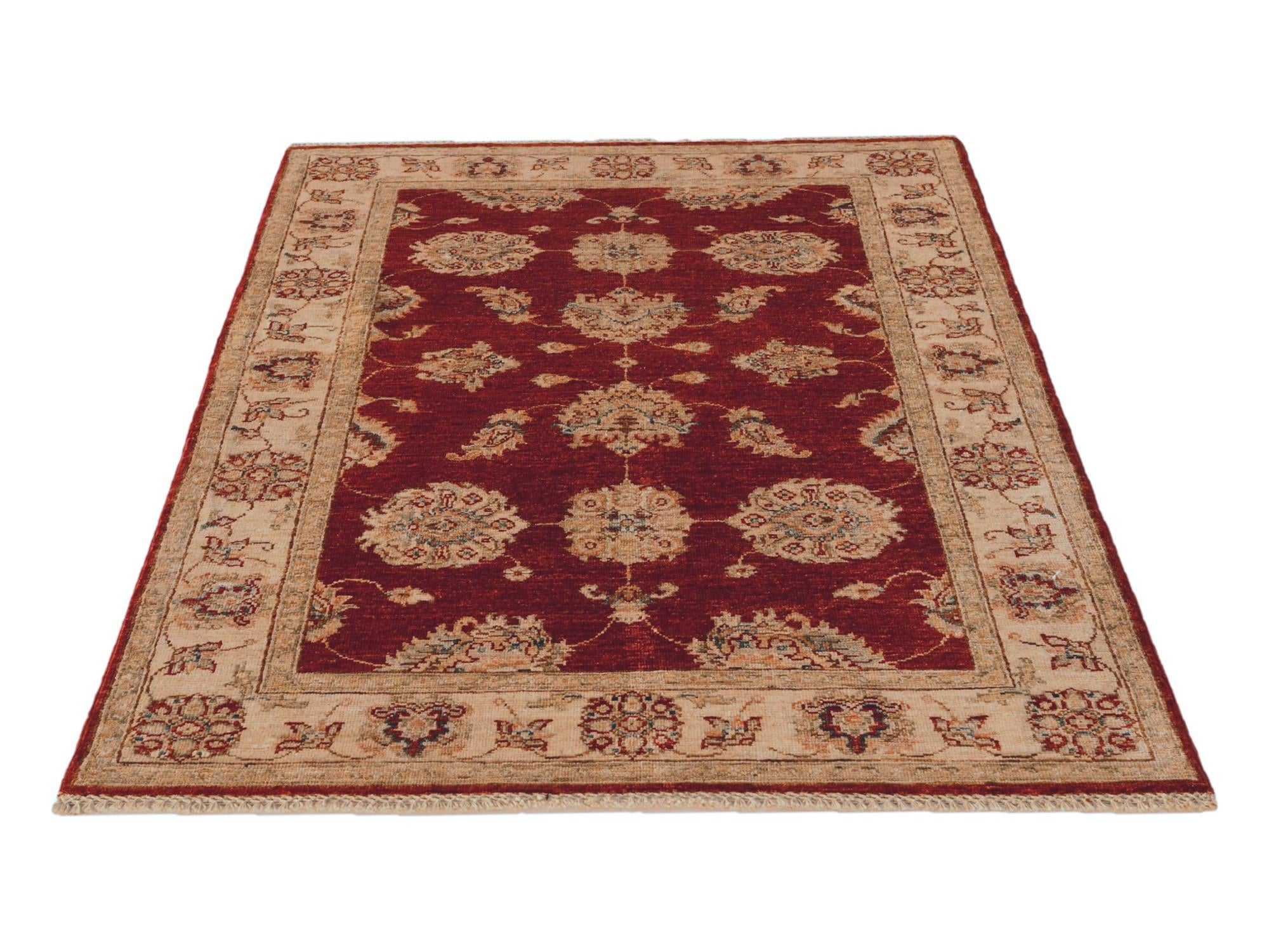3' 6 x 4' 10 Hand Knotted Ziegler Rug