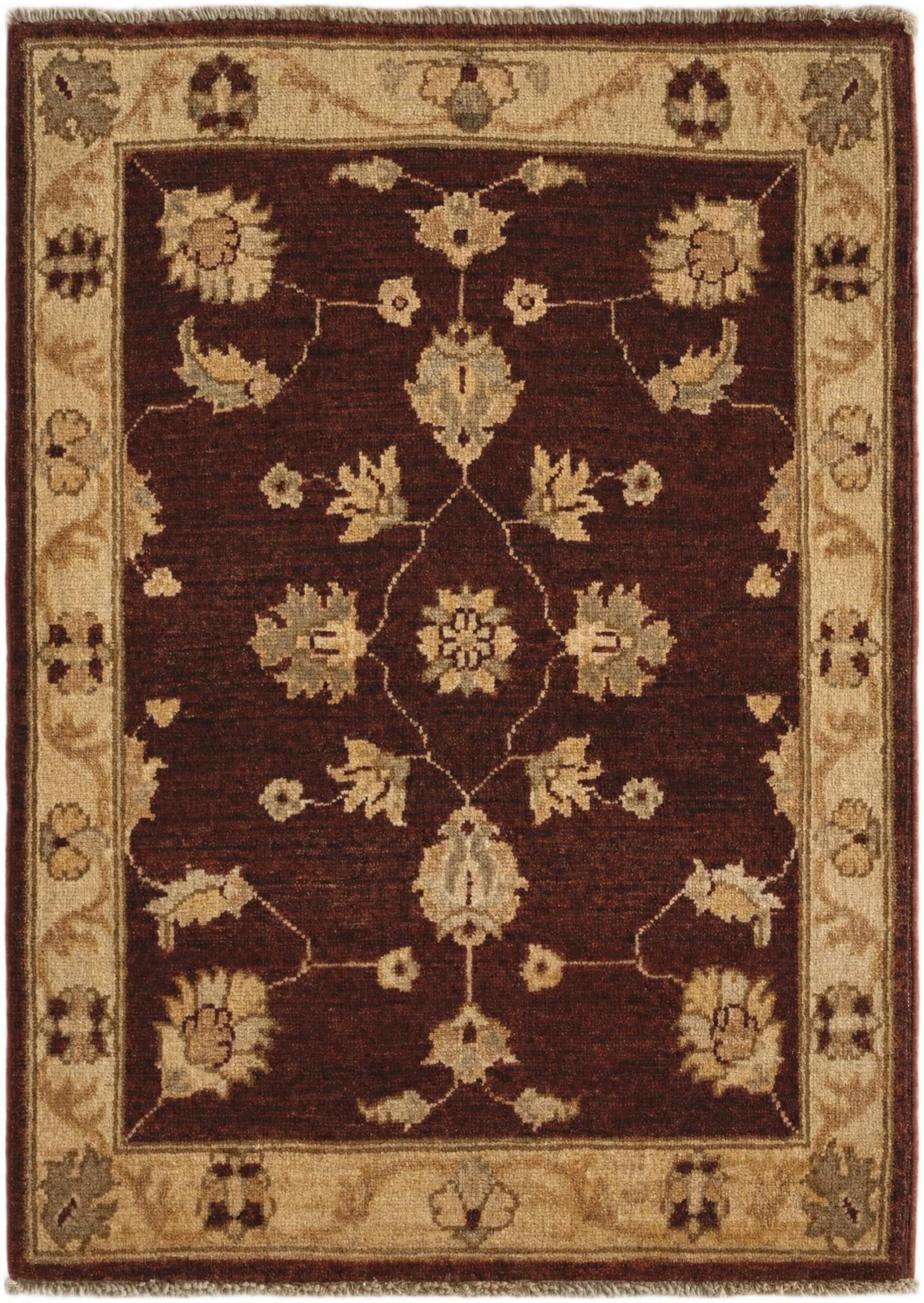 1' 10 x 2' 11 Hand Knotted Ziegler Rug
