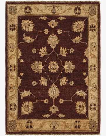 1' 10 x 2' 11 Hand Knotted Ziegler Rug