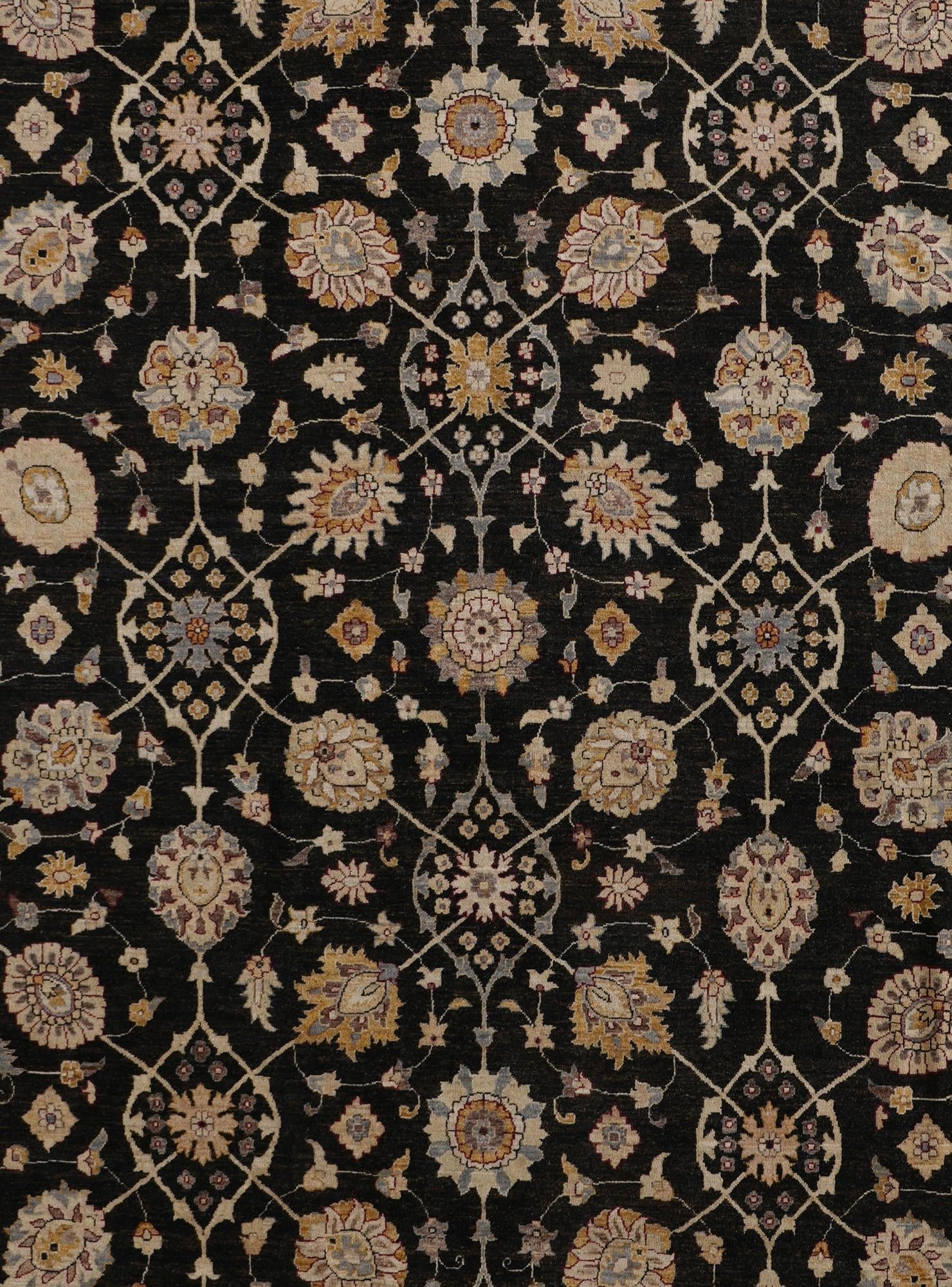 11' 11 x 15' 5 Hand Knotted Ziegler Rug