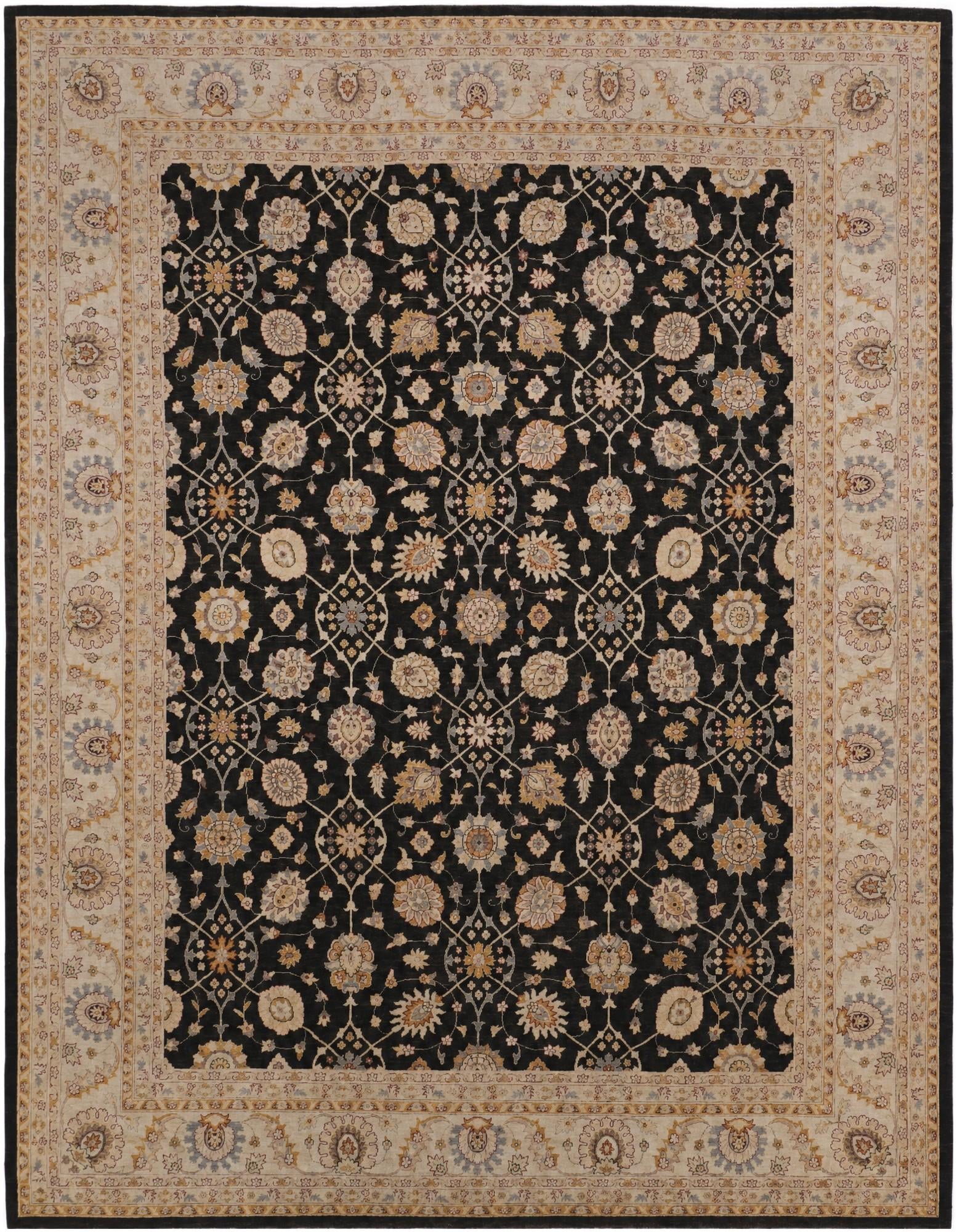 11' 11 x 15' 5 Hand Knotted Ziegler Rug