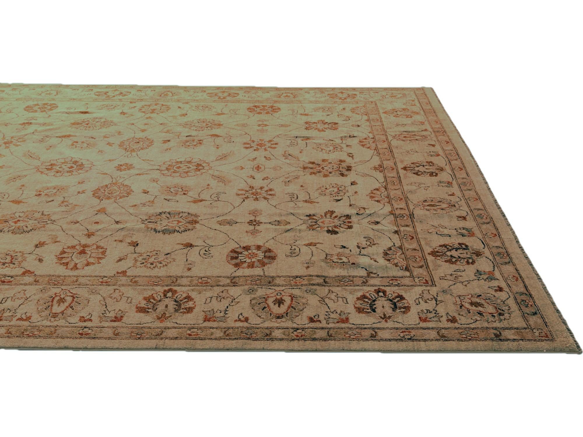 7' 10 x 9' 7 Hand Knotted Ziegler Rug