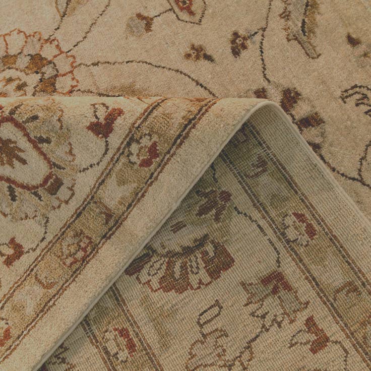 Detail image of 7' 10 x 9' 7 Hand Knotted Ziegler Rug