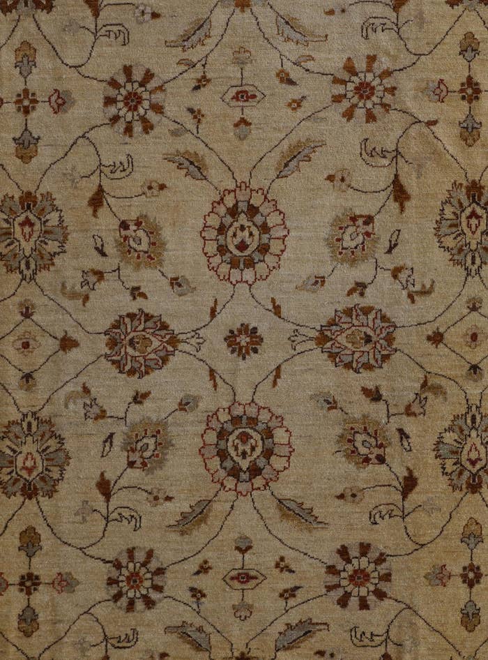 Detail image of 7' 10 x 9' 7 Hand Knotted Ziegler Rug