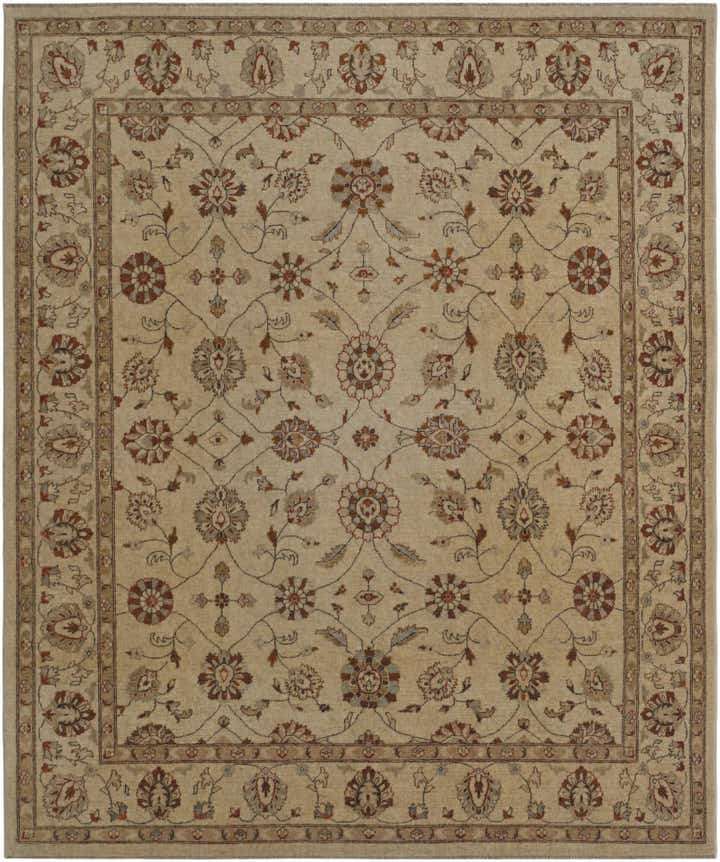 7' 10 x 9' 7 Hand Knotted Ziegler Rug