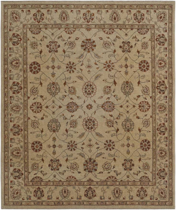 Detail image of 240cm x 290cm Hand Knotted Ziegler Rug