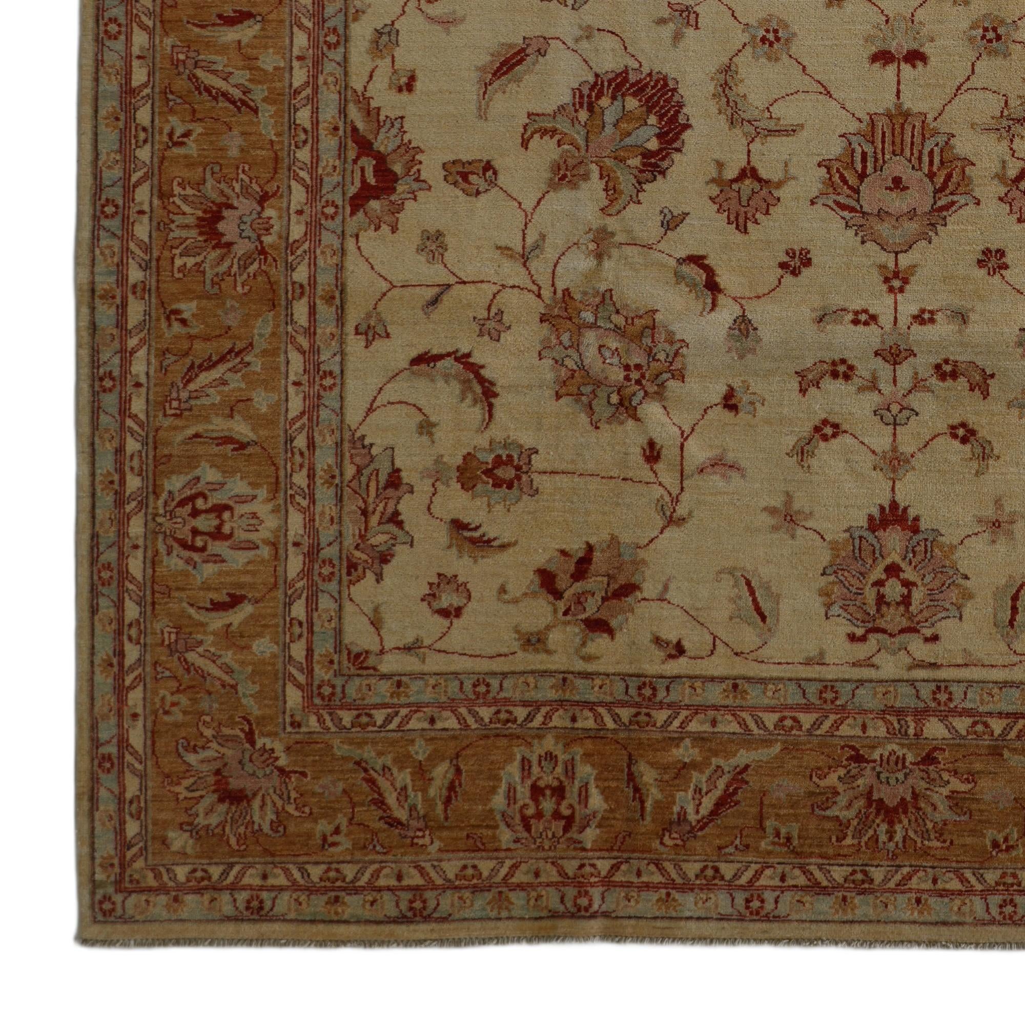 8' 4 x 10' 4 Hand Knotted Ziegler Rug