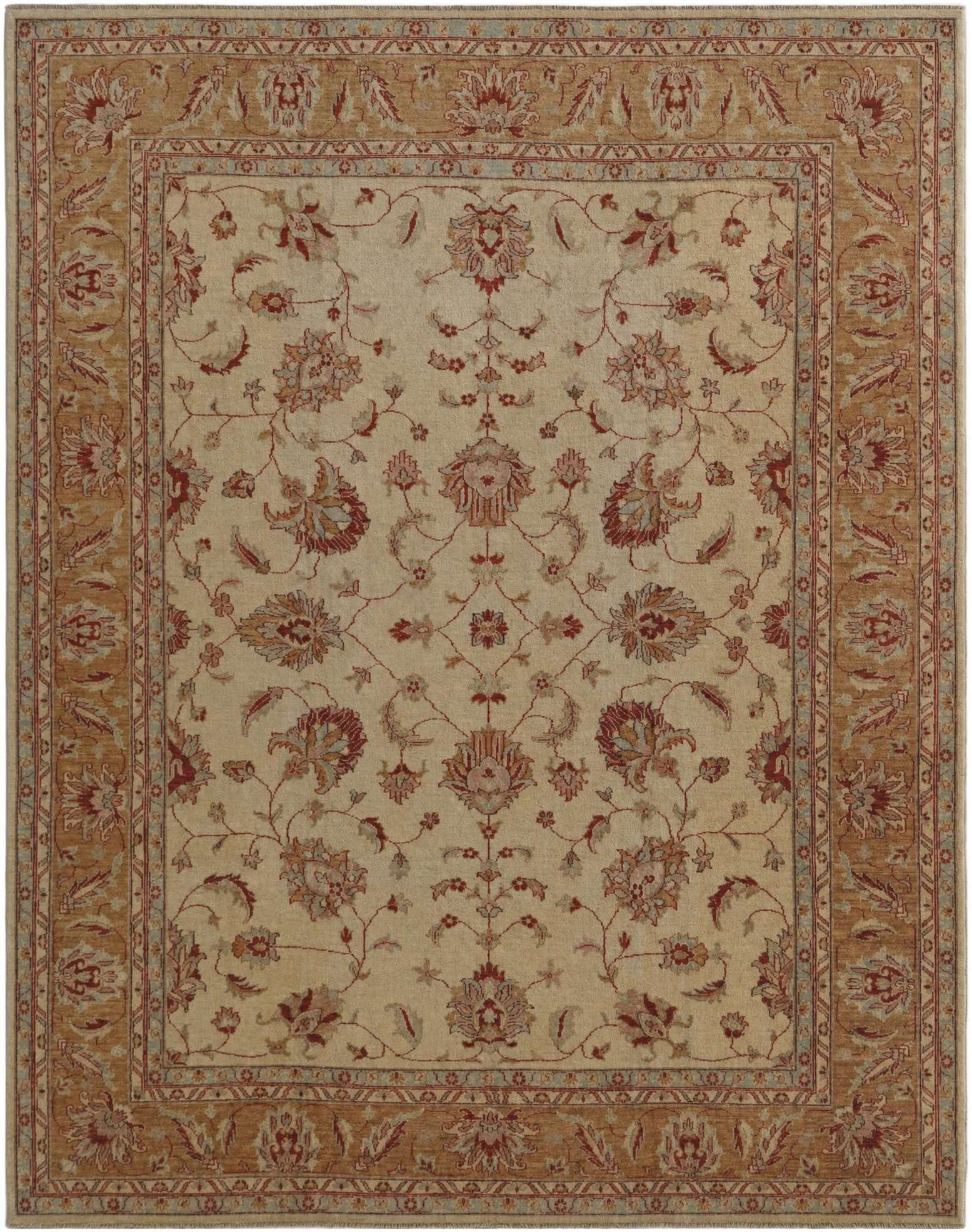 8' 4 x 10' 4 Hand Knotted Ziegler Rug
