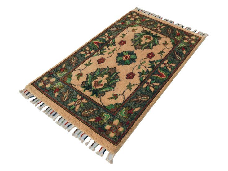Detail image of 1' 11 x 3' 2 Hand Knotted Ziegler Rug