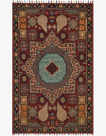 2' x 3' 2 Hand Knotted Ziegler Rug