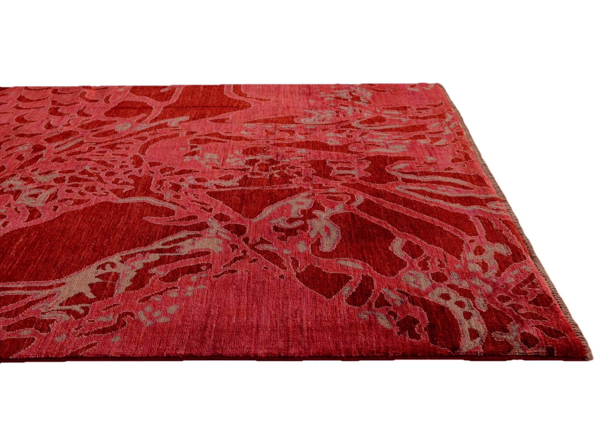 4' x 5' 11 Hand Knotted Ziegler Rug