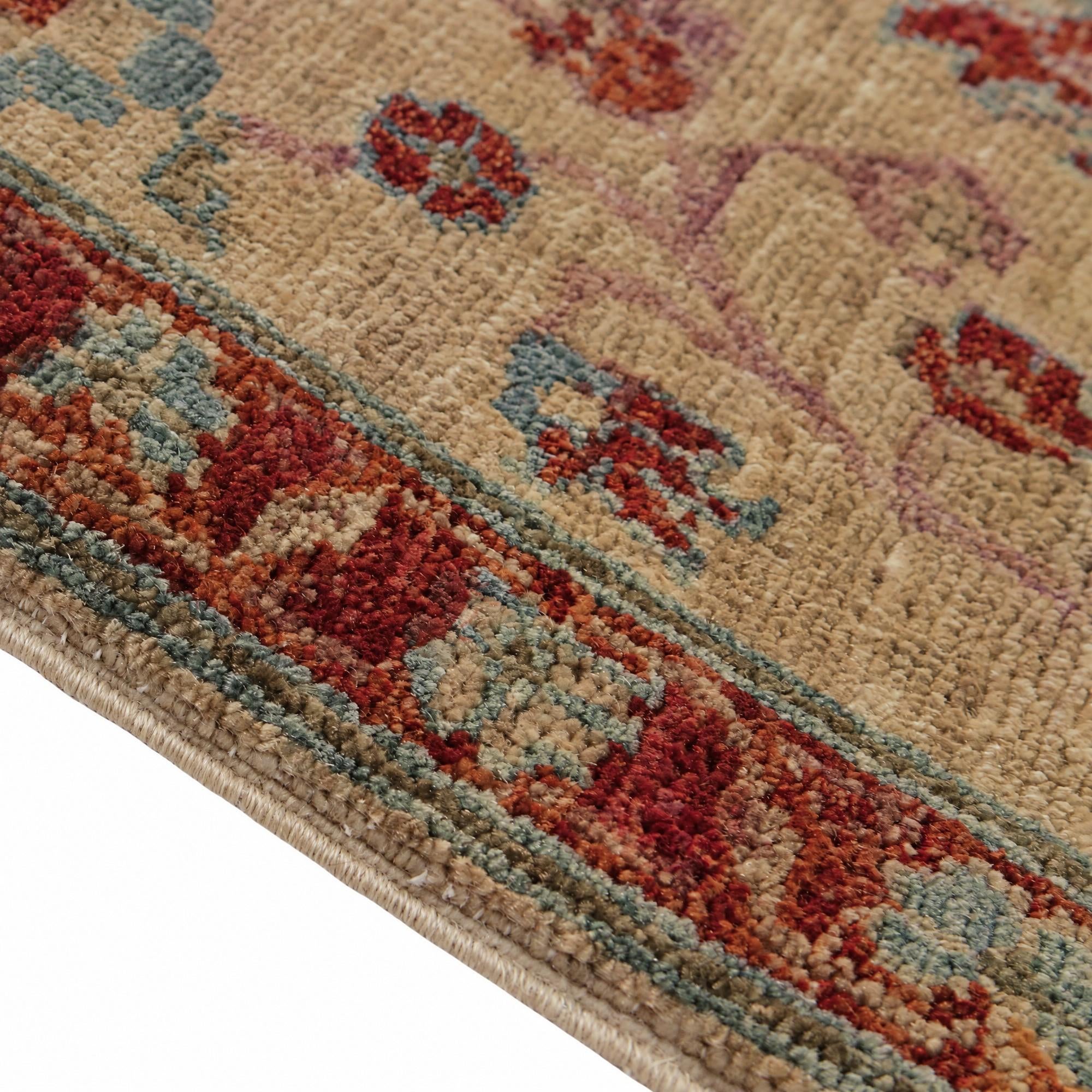 55cm x 90cm Hand Knotted Ziegler Rug