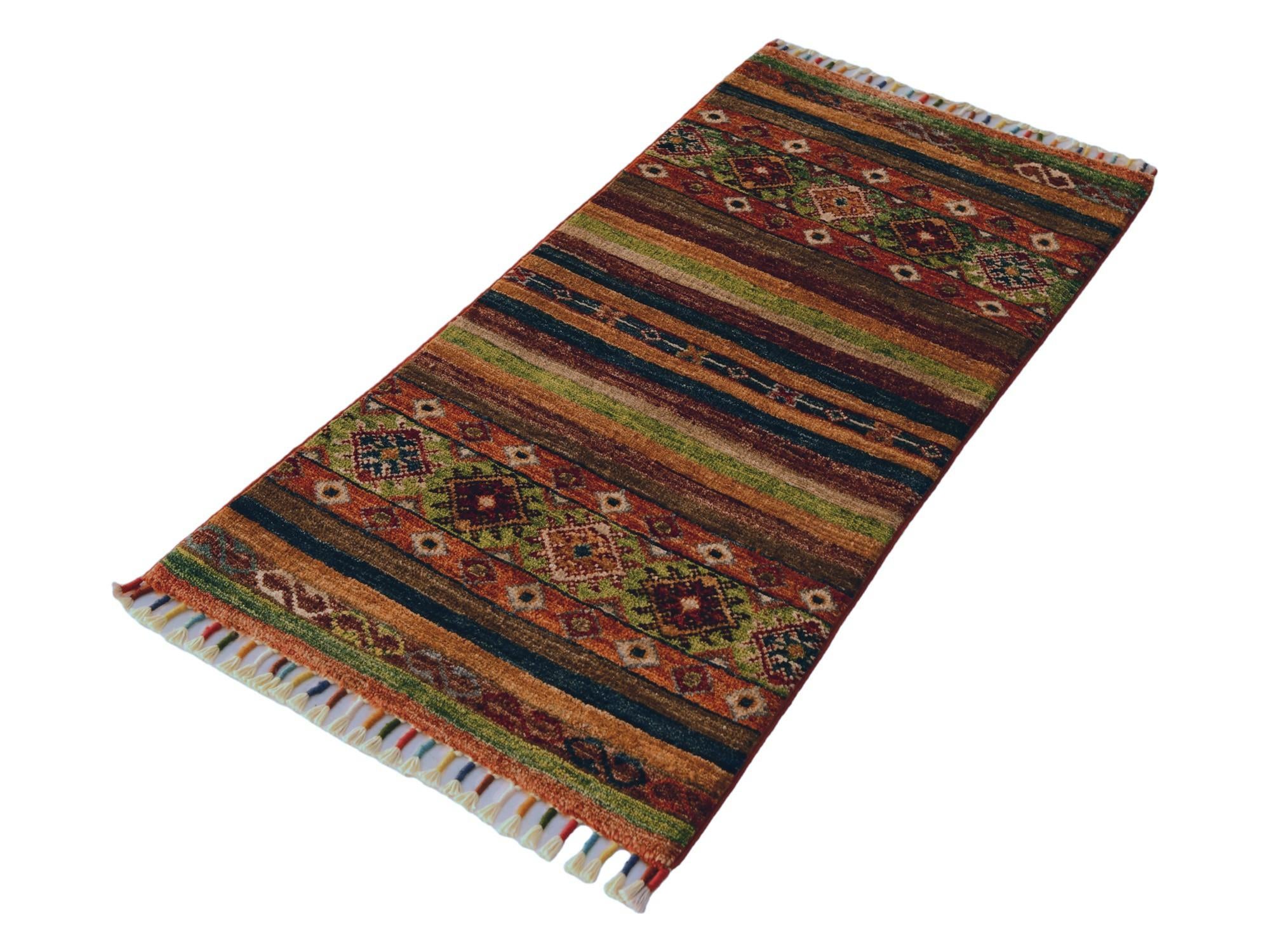 1' 8 x 3' 3 Hand Knotted Ziegler Rug