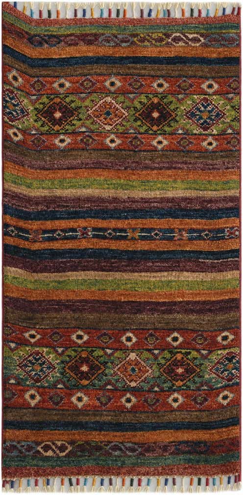 1' 8 x 3' 3 Hand Knotted Ziegler Rug