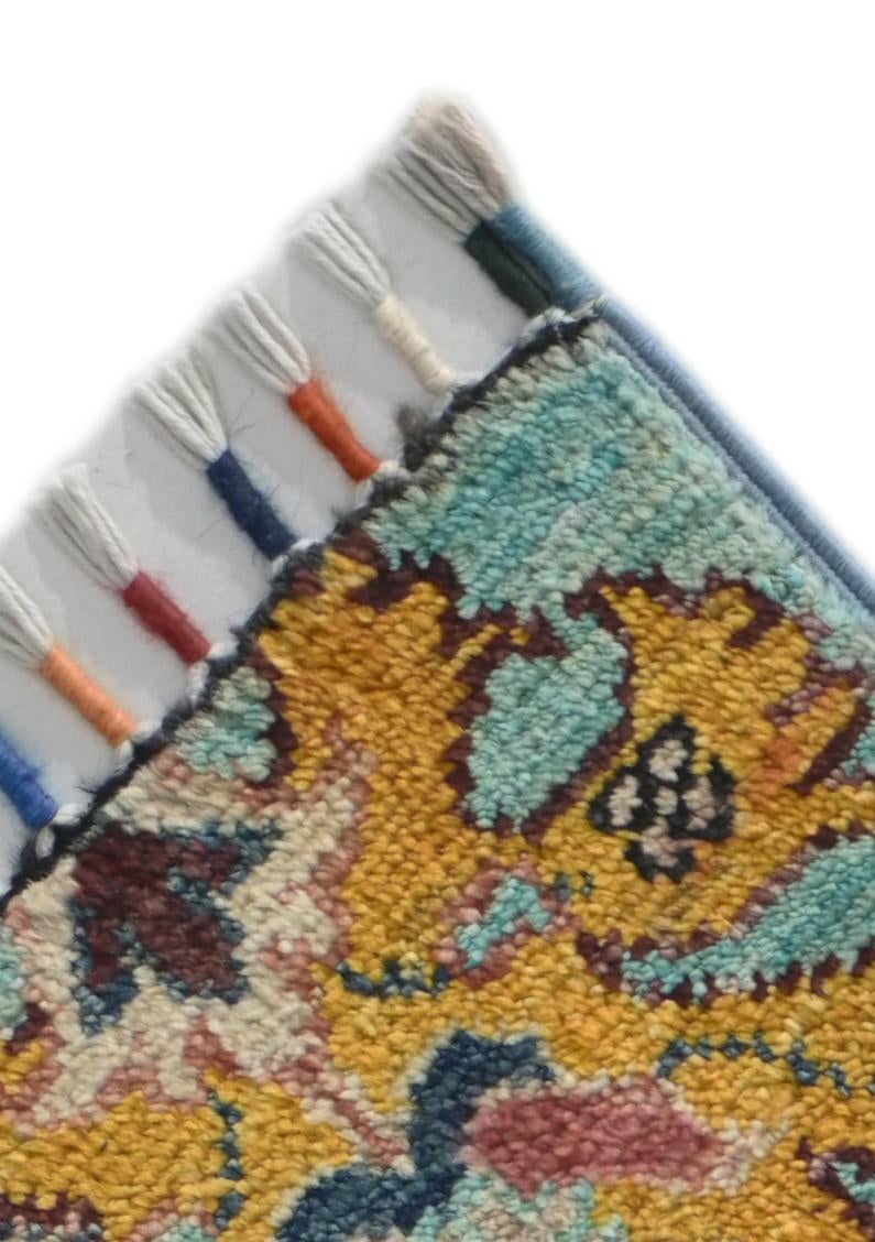 2' x 2' 11 Hand Knotted Ziegler Rug