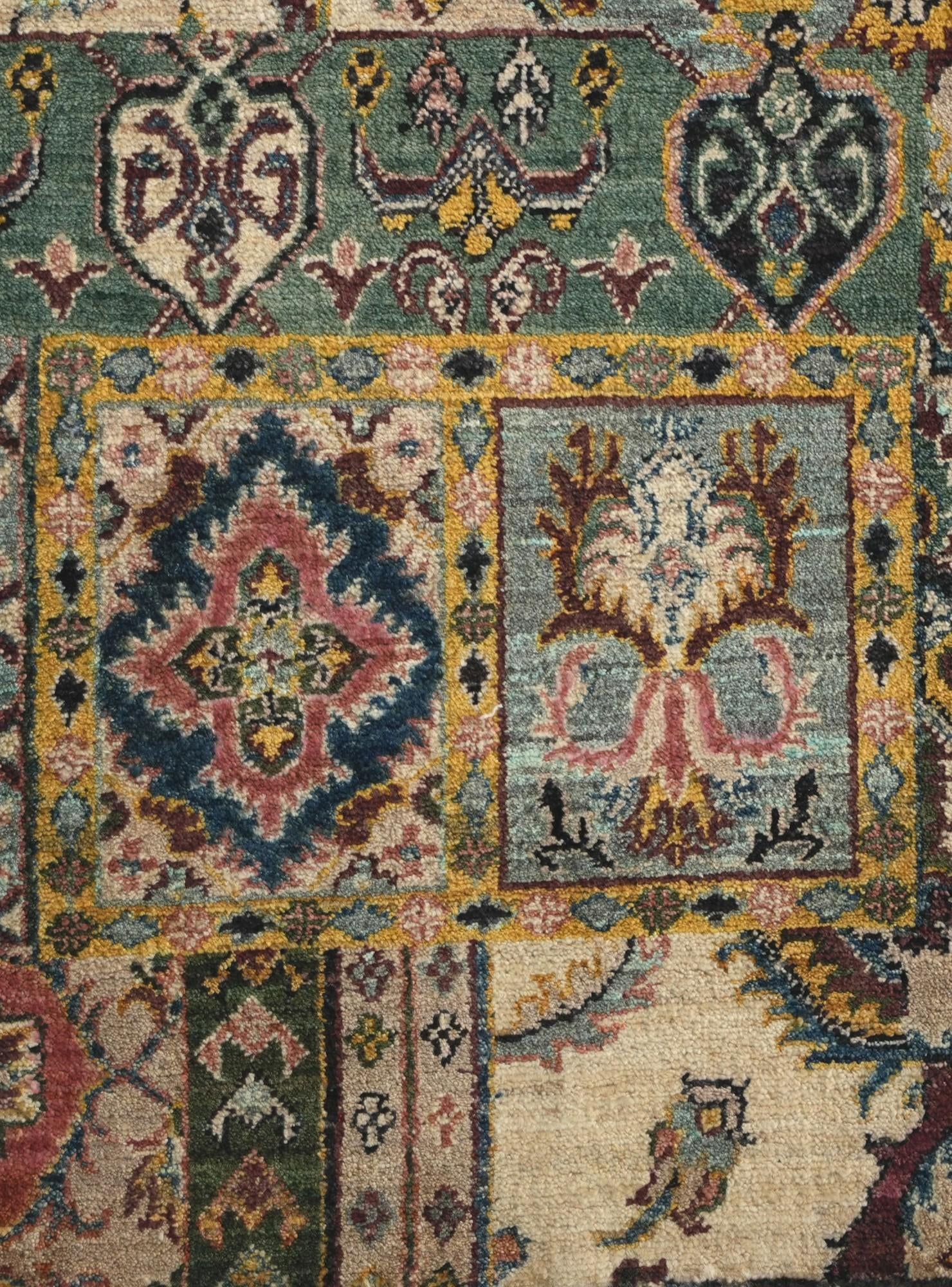 2' x 2' 11 Hand Knotted Ziegler Rug