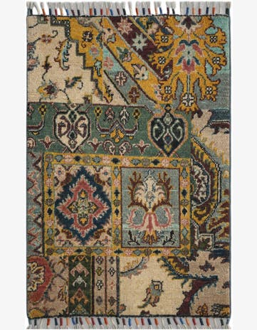 2' x 2' 11 Hand Knotted Ziegler Rug