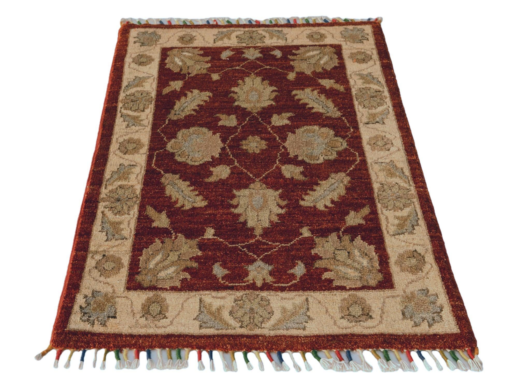 2' x 3' Hand Knotted Ziegler Rug