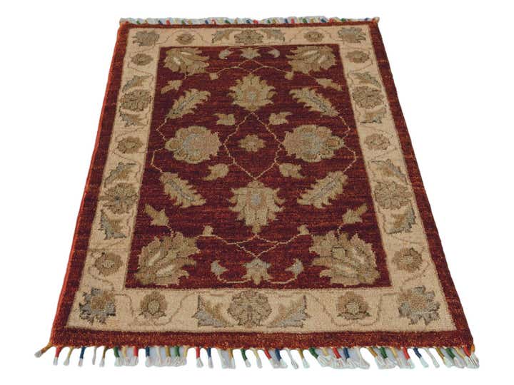 2' x 3' Hand Knotted Ziegler Rug