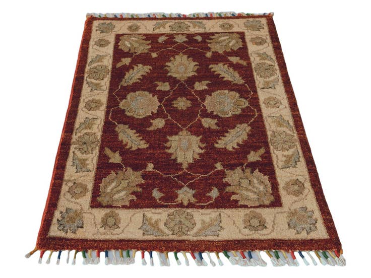 Detail image of 2' x 3' Hand Knotted Ziegler Rug