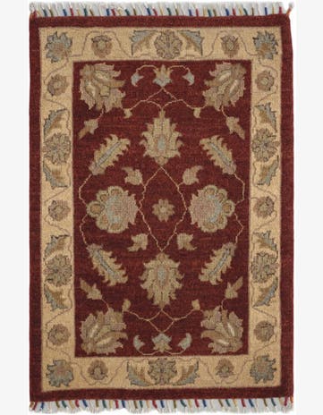 2' x 3' Hand Knotted Ziegler Rug