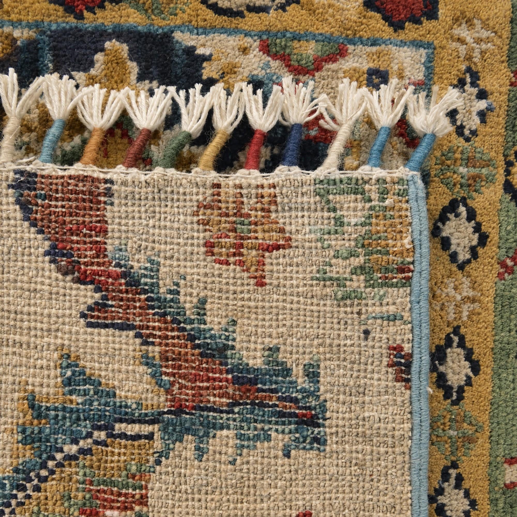 65cm x 95cm Hand Knotted Ziegler Rug