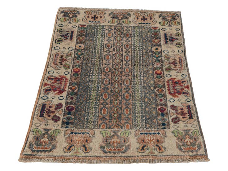 Detail image of 2' x 2' 9 Hand Knotted Ziegler Rug