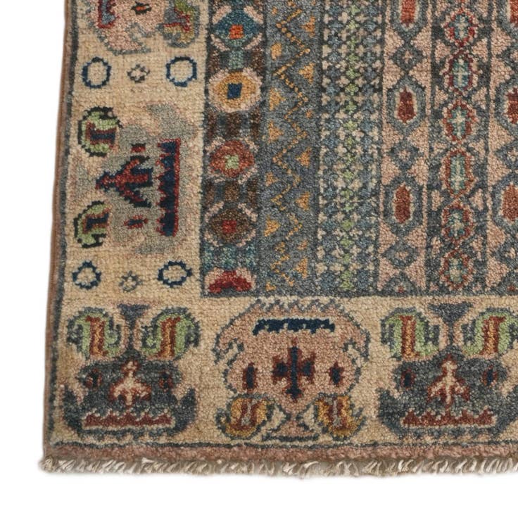 Detail image of 2' x 2' 9 Hand Knotted Ziegler Rug