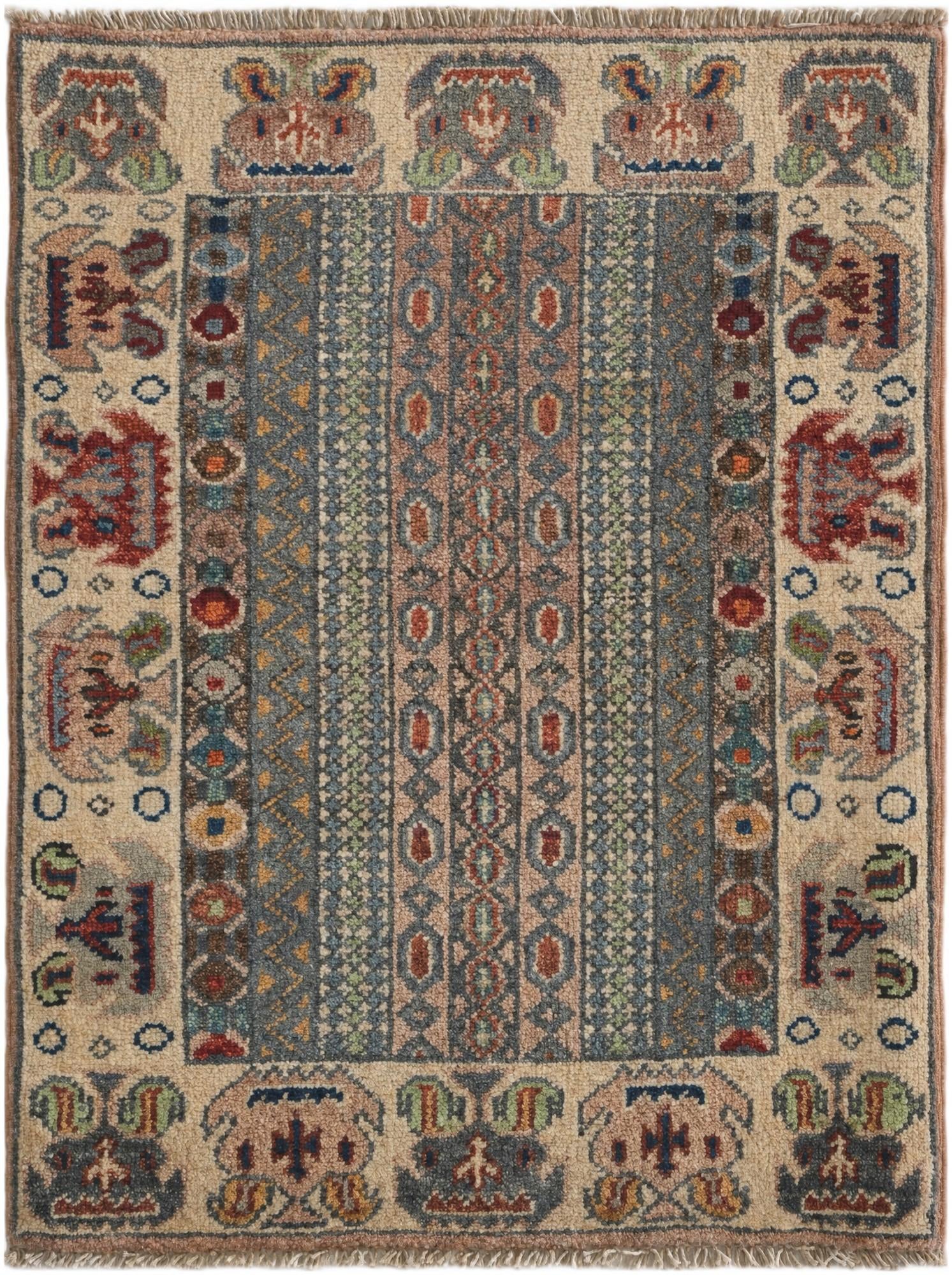 2' x 2' 9 Hand Knotted Ziegler Rug