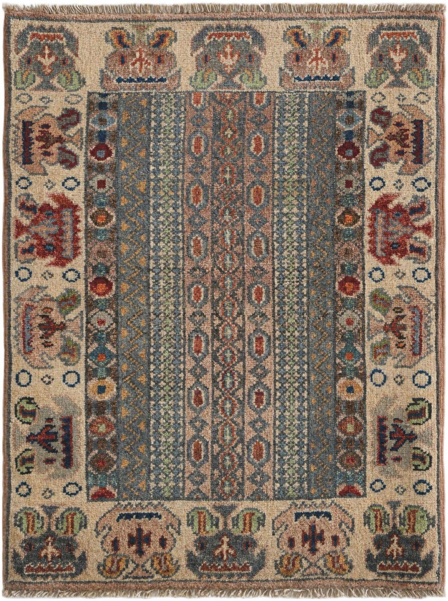 2' x 2' 9 Hand Knotted Ziegler Rug