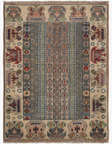 2' x 2' 9 Hand Knotted Ziegler Rug