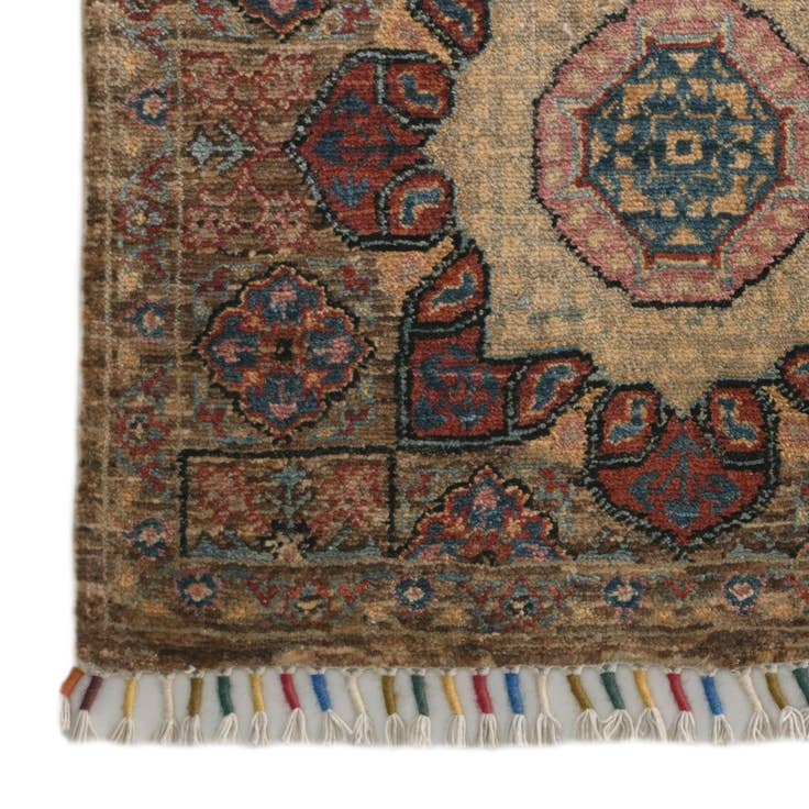 Detail image of 2' x 2' 11 Hand Knotted Ziegler Rug