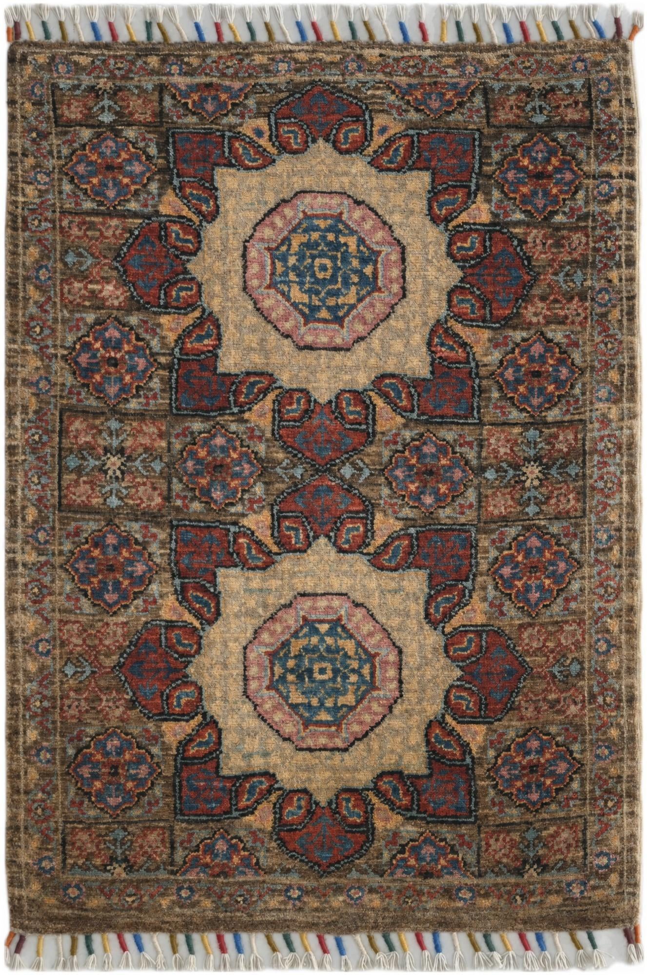 2' x 2' 11 Hand Knotted Ziegler Rug