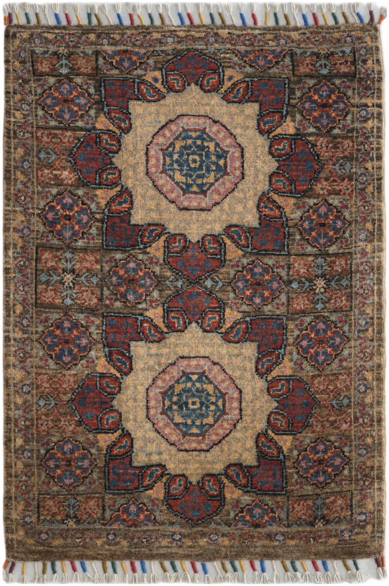 2' x 2' 11 Hand Knotted Ziegler Rug