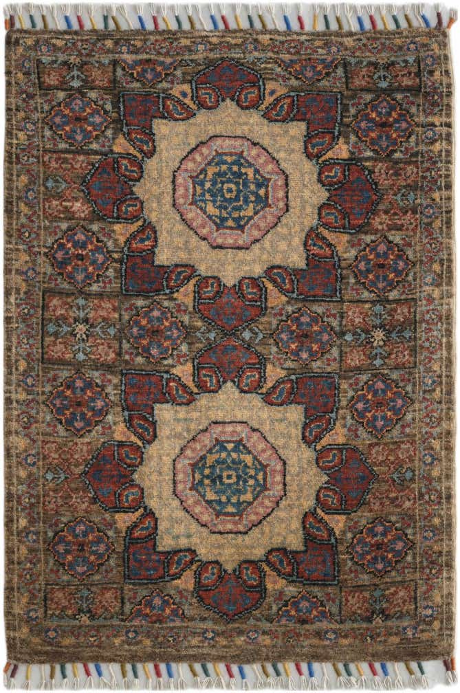 2' x 2' 11 Hand Knotted Ziegler Rug