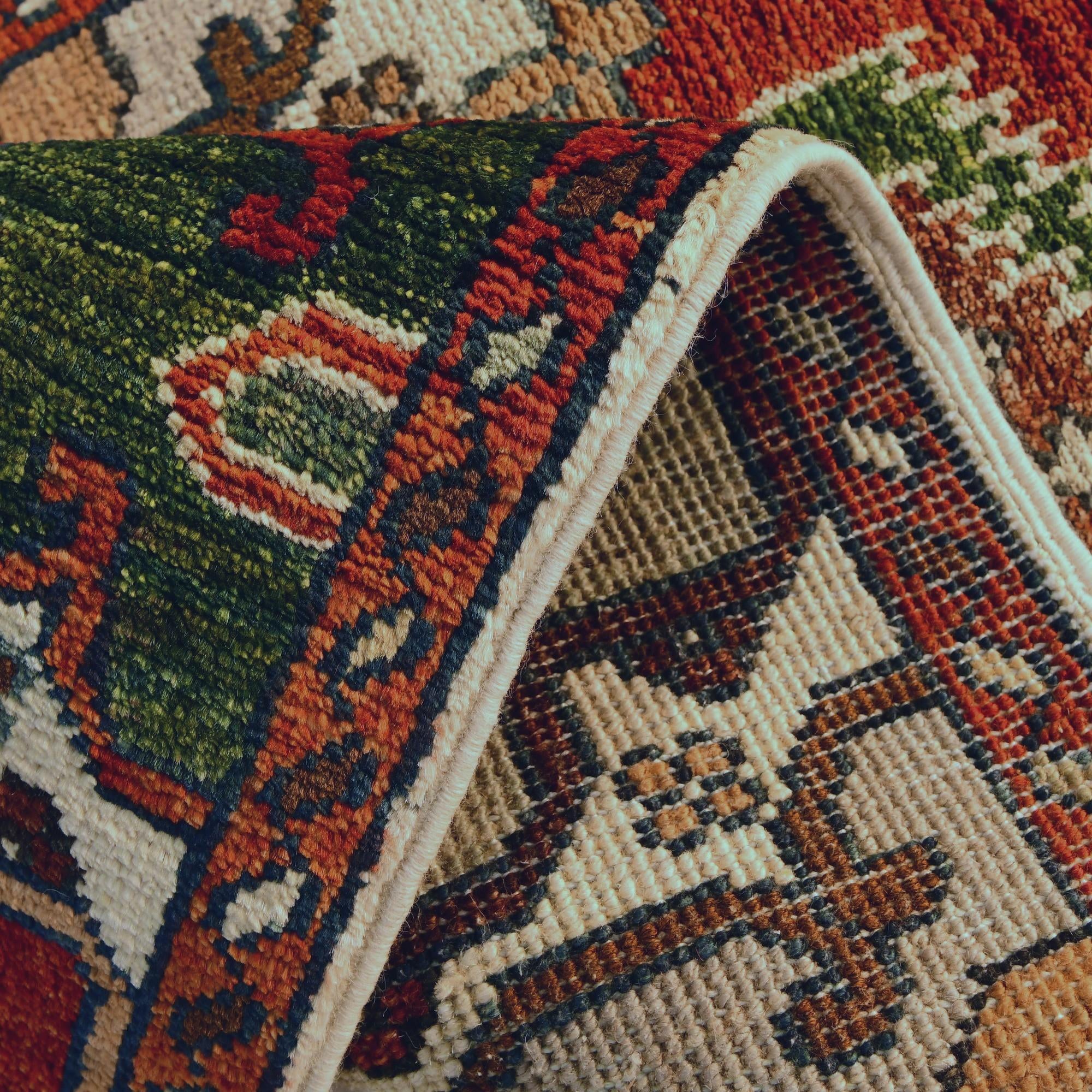 1' 7 x 3' 2 Hand Knotted Ziegler Rug