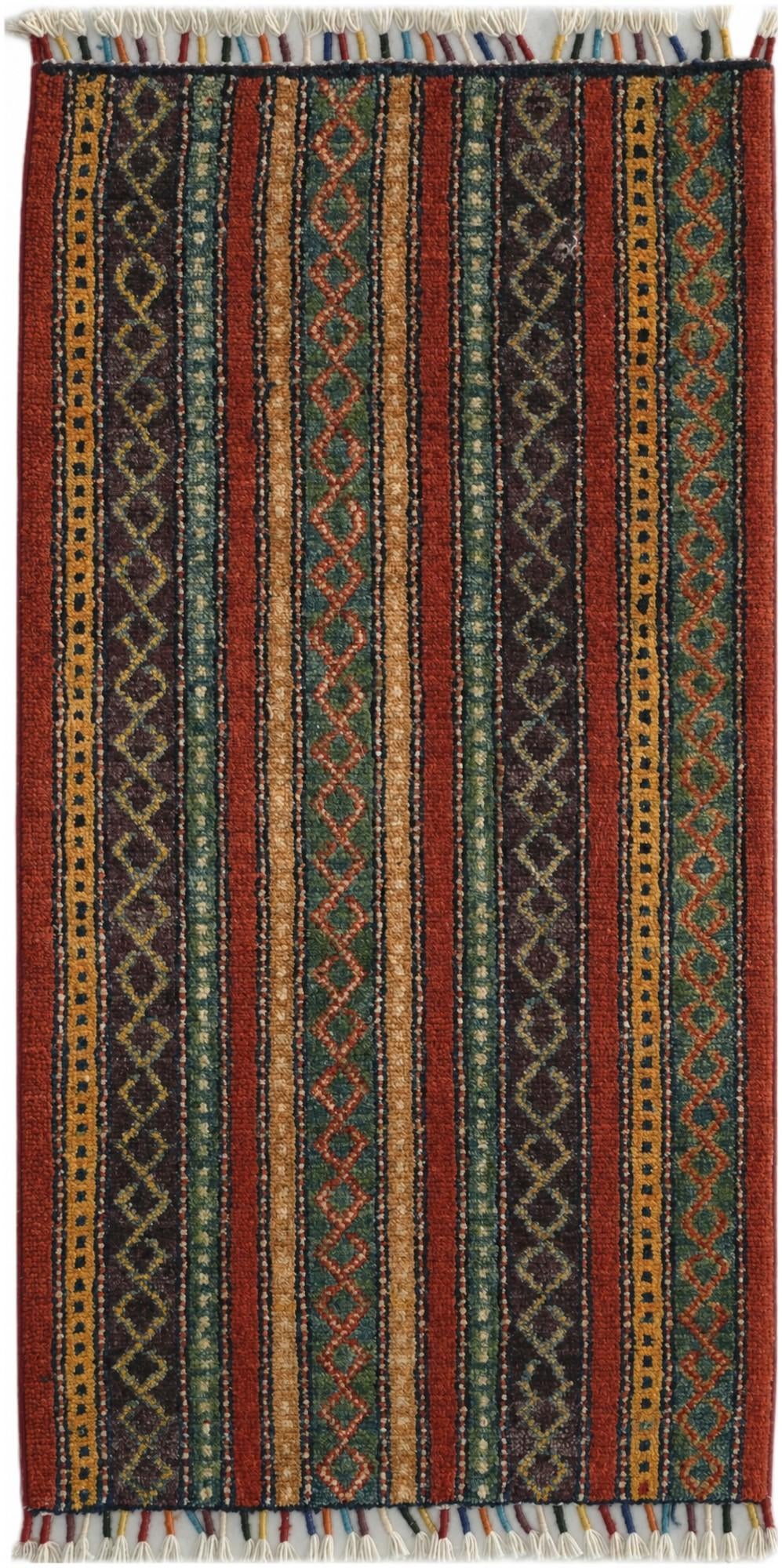 1' 7 x 3' 3 Hand Knotted Ziegler Rug