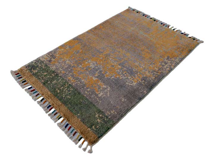 2' x 2' 11 Hand Knotted Ziegler Rug