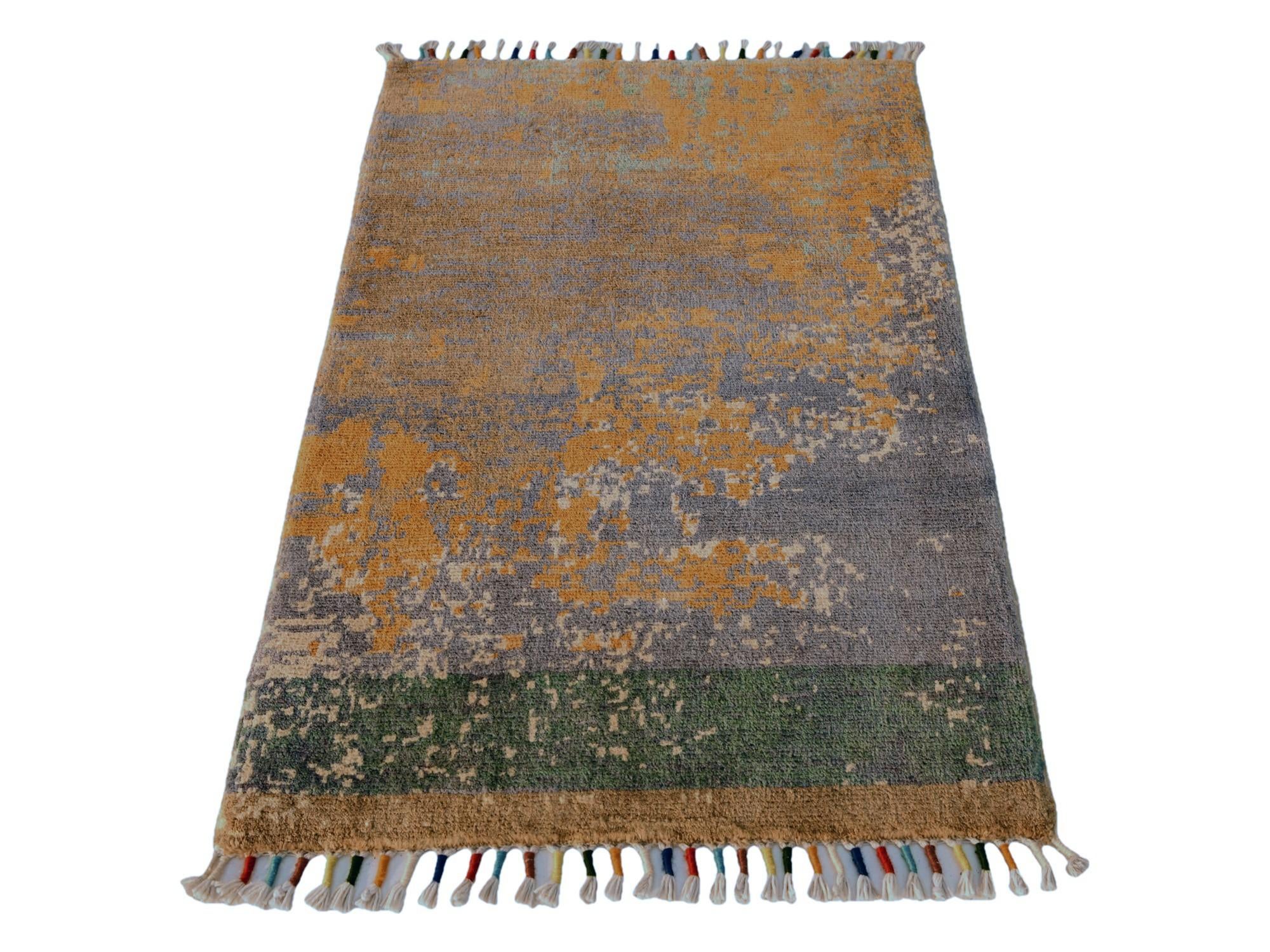 2' x 2' 11 Hand Knotted Ziegler Rug