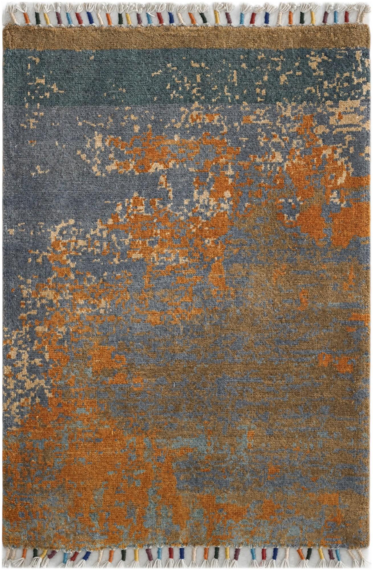 2' x 2' 11 Hand Knotted Ziegler Rug