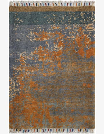 2' x 2' 11 Hand Knotted Ziegler Rug