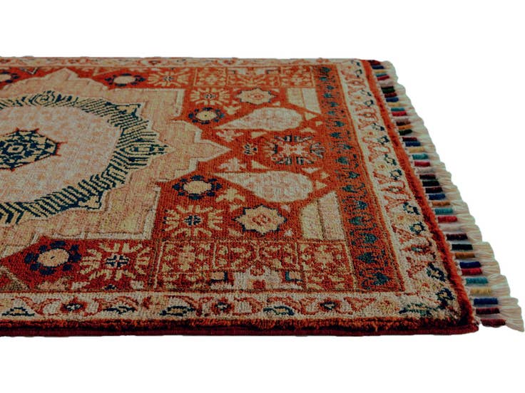 Detail image of 2' 1 x 3' Hand Knotted Ziegler Rug