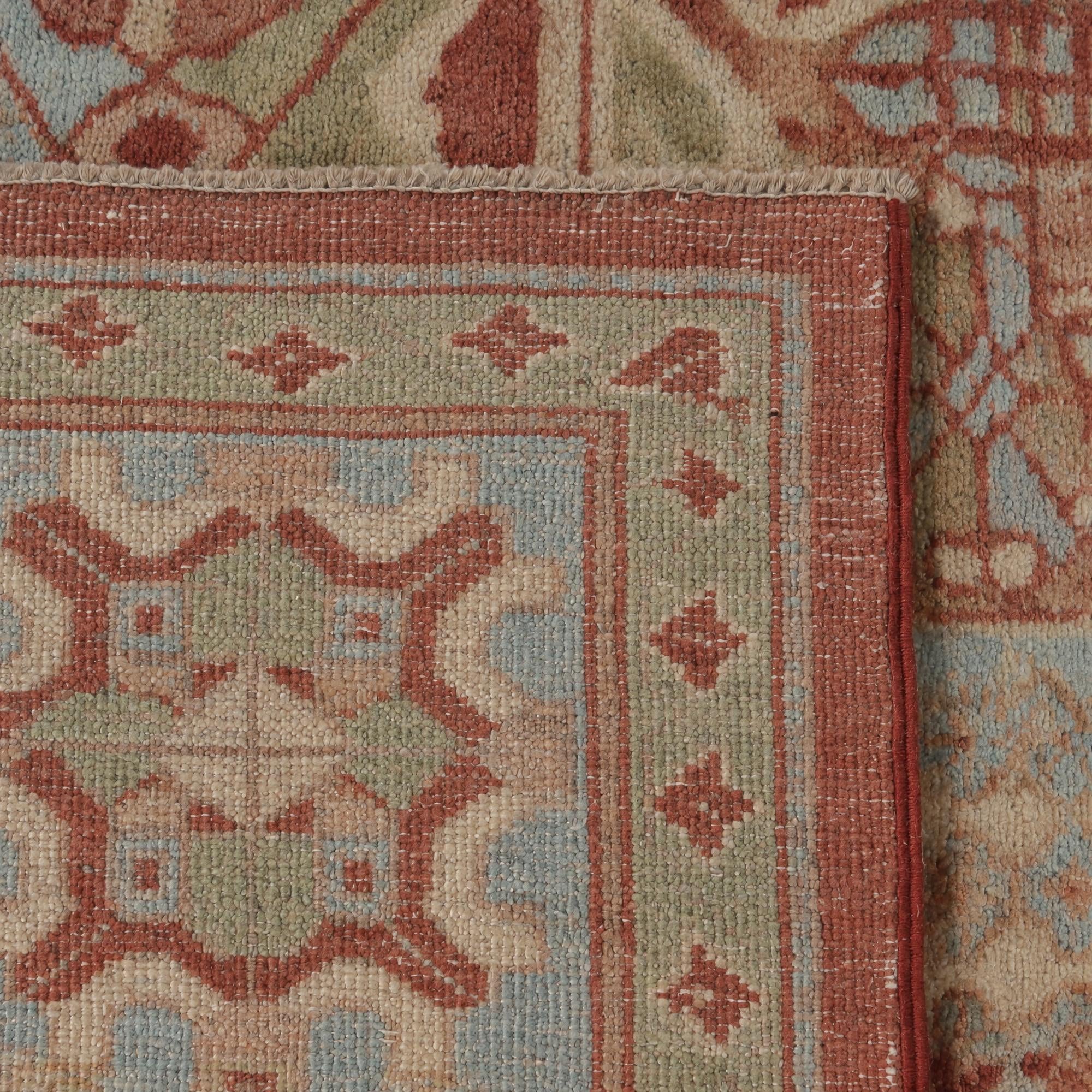8' 6 x 10' 4 Hand Knotted Ziegler Rug
