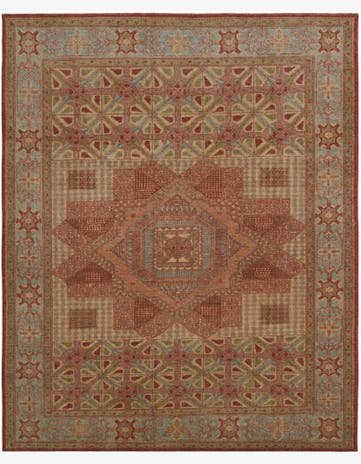 8' 6 x 10' 4 Hand Knotted Ziegler Rug