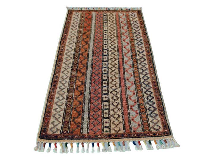 1' 8 x 3' 3 Hand Knotted Ziegler Rug